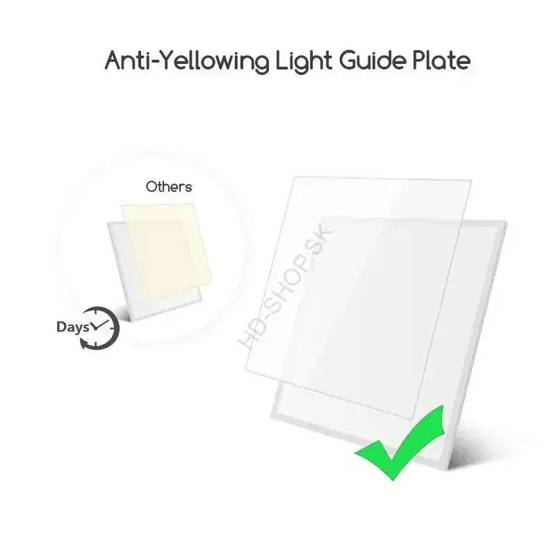 LED HIGH EFF panel biely 28W, 5040 lm, 595x595 studená biela