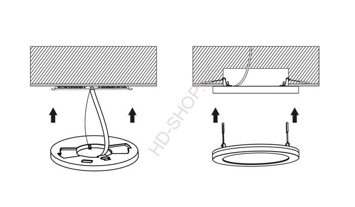 LED senzorový kruhový panel s nastaviteľným výkonom 6/12/18W, CCT, čierny