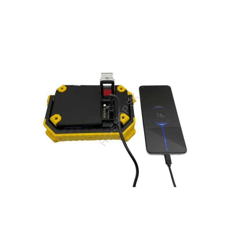 LED pracovné nabíjacie svetlo 20W + powerbank