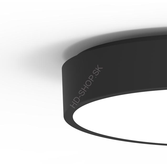 LED senzorové CCT stropné prisadené svietidlo 25W čierne