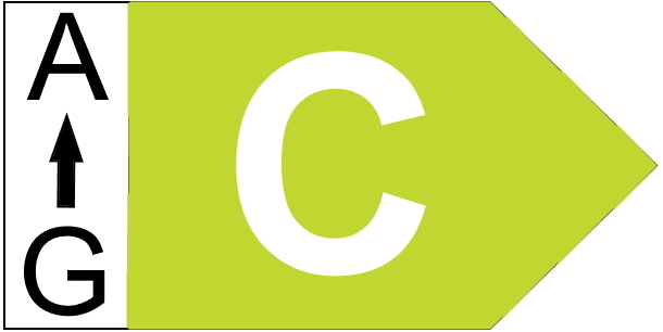 LED prachotes 39W, 5900lm, IP65, 4100K - energetický štítok