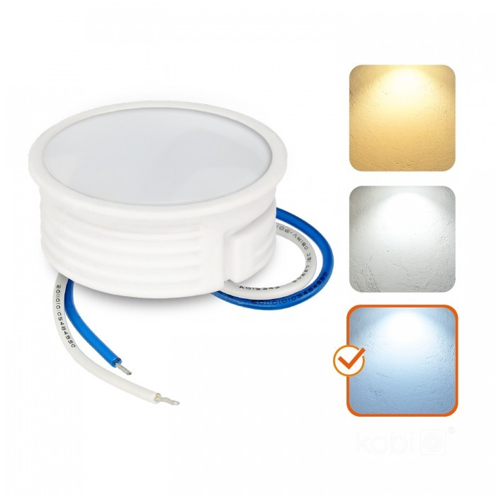 LED modul INSERT 6,5 W, 600 lm, 6000 K studená biela, keramický, Ø 50 mm