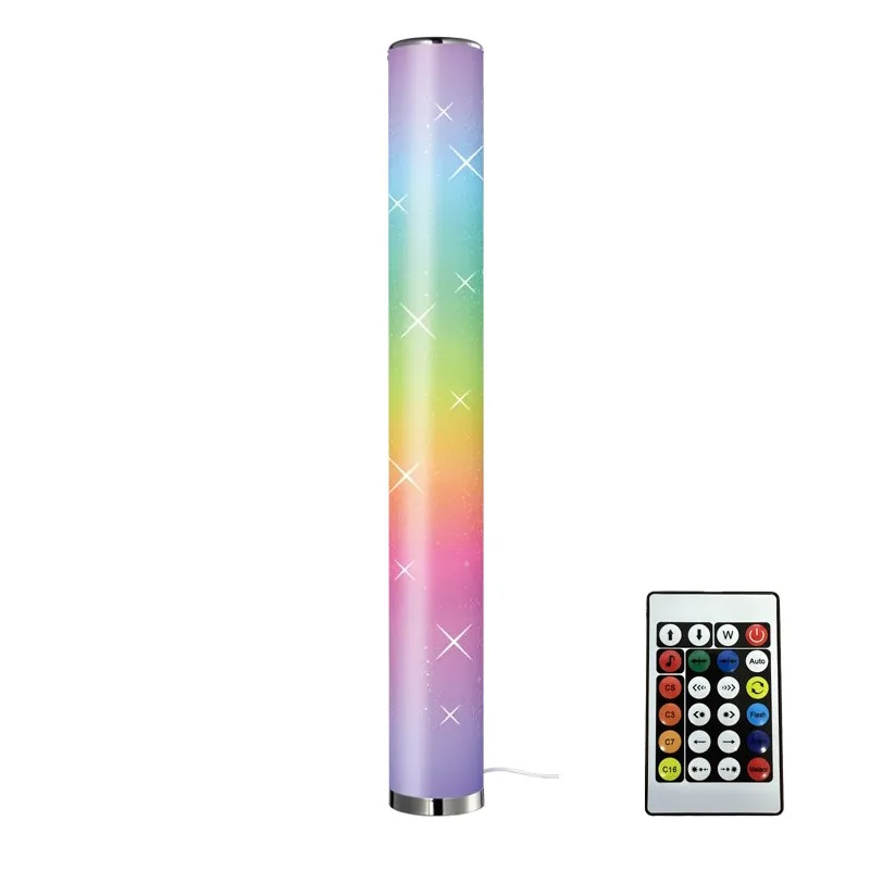 LED stojaca lampa STAR s diaľkovým ovládačom 12W / RGBIC+W