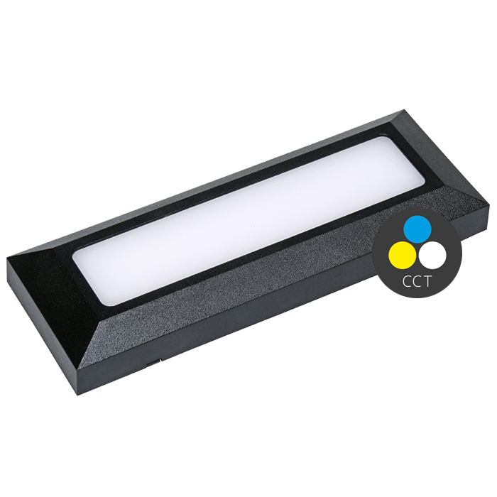 LED fasádne svietidlo RIKO 6W čierne