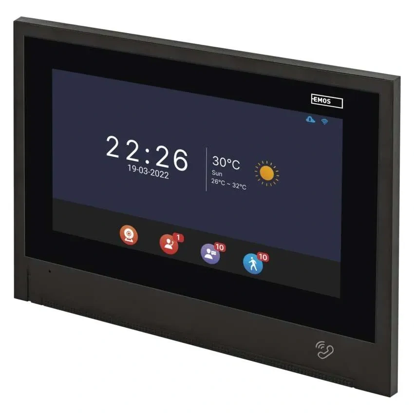 EMOS dodatočný monitor GoSmart IP880B 2WIRE pre domácu video vrátnikovú súpravu IP880A 2WIRE