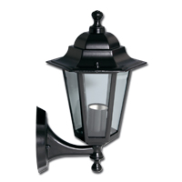 Vonk. svietidlo 6BM,nástenka,NA,čierna