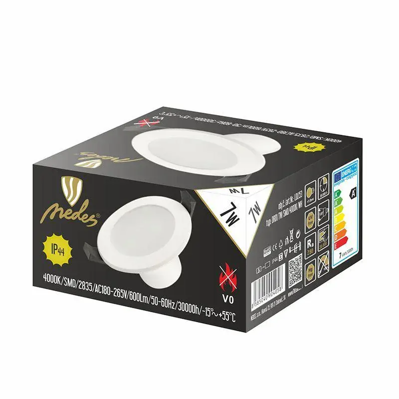 LED svietidlo biele 7W/IP44/4000K