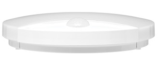 LED stropné svietidlo LORA 15W, 4100K, IP44, 1300lm, PIR