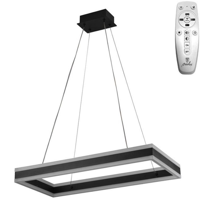 LED svietidlo + diaľkový ovládač 80W