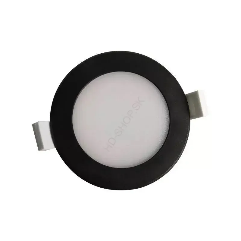 LED svietidlo 7W / IP44 / DR01 / SMD / 4000K čierne