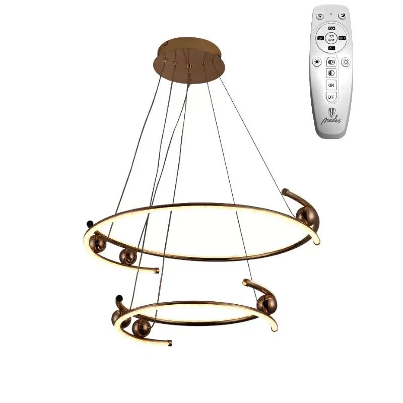 LED svietidlo + diaľkový ovládač 80W