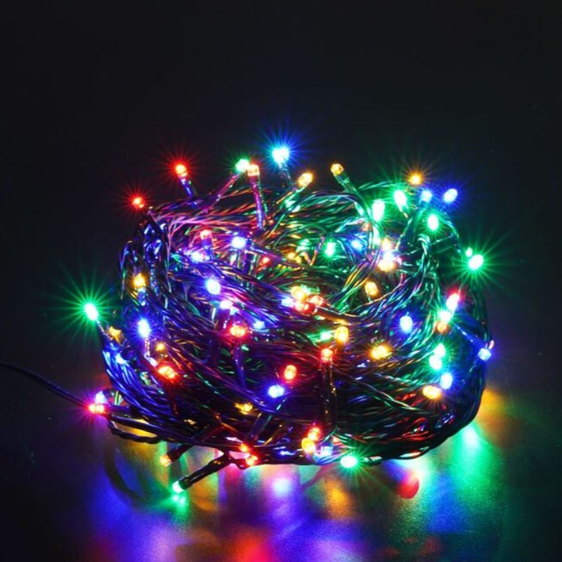 LED vianočná reťaz 200xLED/8 funkcií  23m MULTICOLOR, IP44