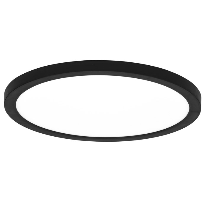LED kruhový panel s nastaviteľným výkonom 6/12/18W, CCT, čierny