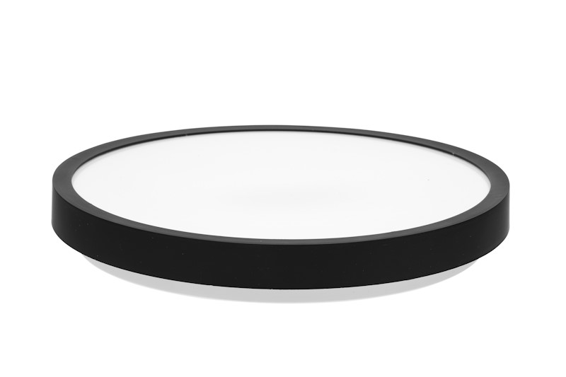 LED stropné svietidlo 18W, IP44, čierne