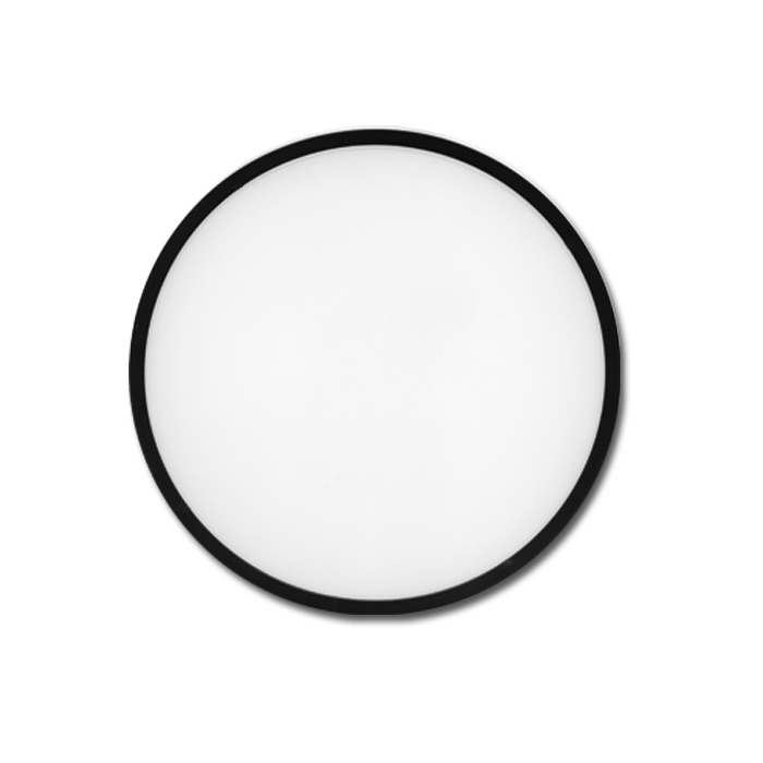 LED senzorové CCT stropné prisadené svietidlo 15W čierne