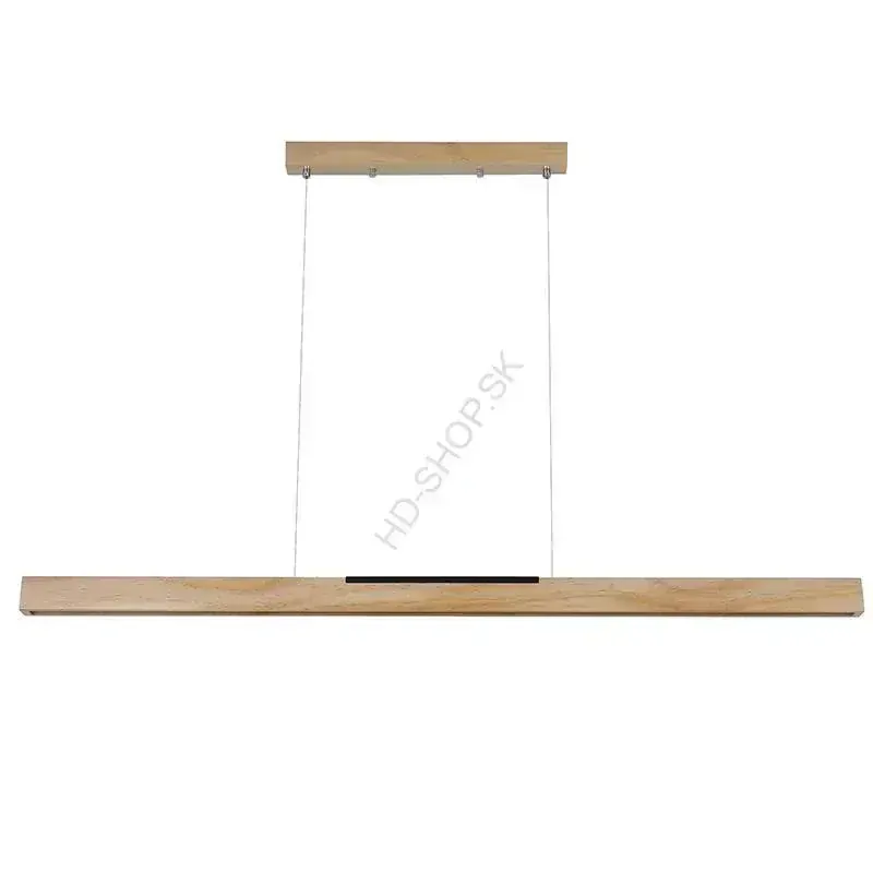 LED závesné svietidlo 22W 4000K masívne drevo