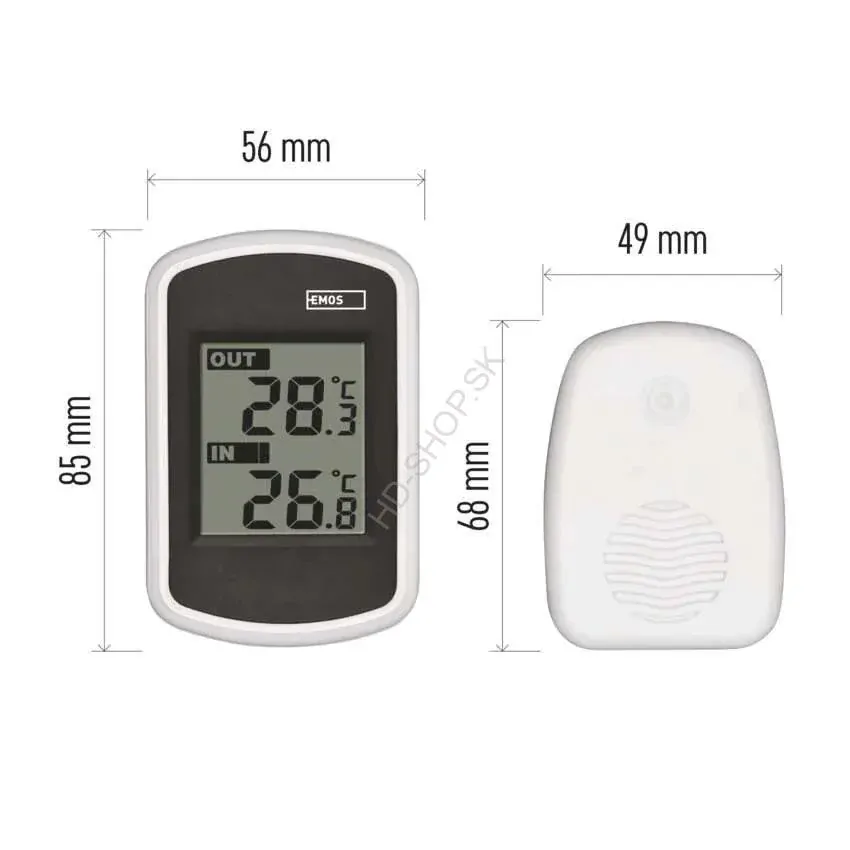 Digitálny bezdrôtový teplomer E0042