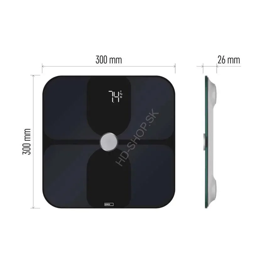 GoSmart Digitálna osobná váha EV112