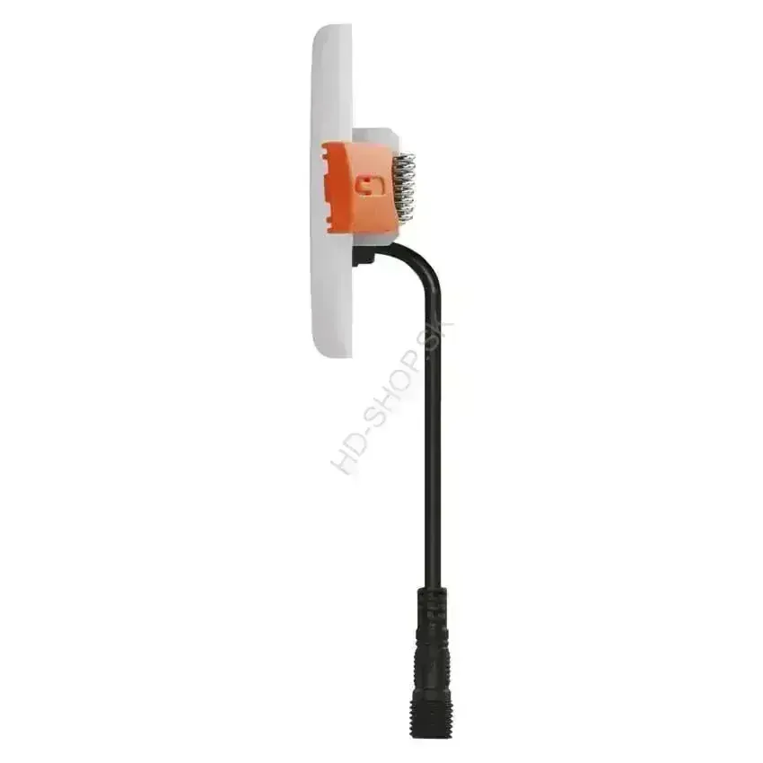 Vodeodolný LED panel VIXXO 75mm, kruhový vstavaný biely, 6W neut. biela, IP65