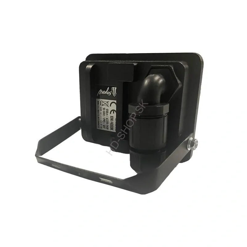 Vonkajší čierny LED reflektor 30W / 4000K