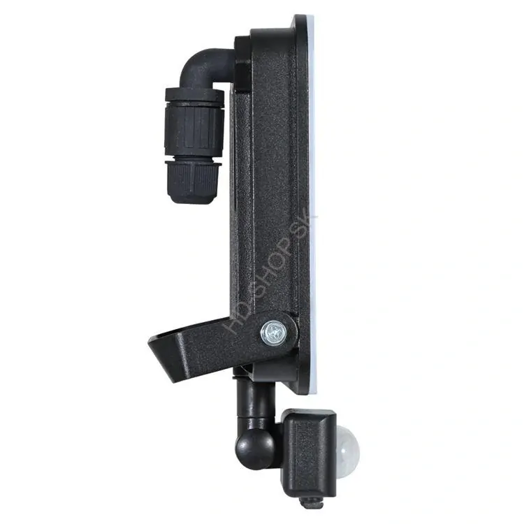 LED reflektor FIST 100 W, 5000K,IP65, čierny