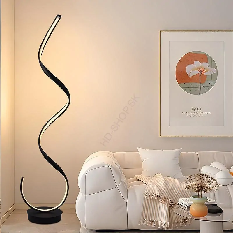 LED dizajnová stojaca lampa 50W + DO