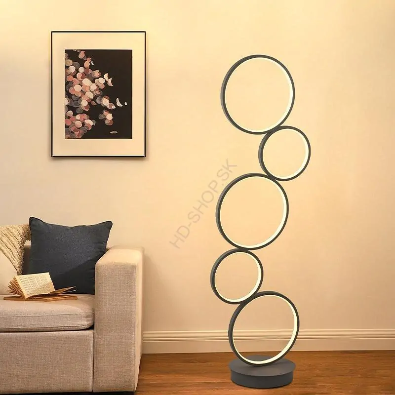 LED dizajnová stojaca lampa 85W + DO