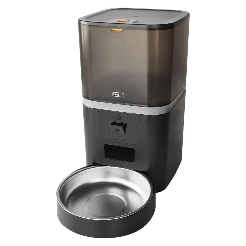 GoSmart dávkovač krmiva s kamerou, 6 l, čierny, Wi-Fi