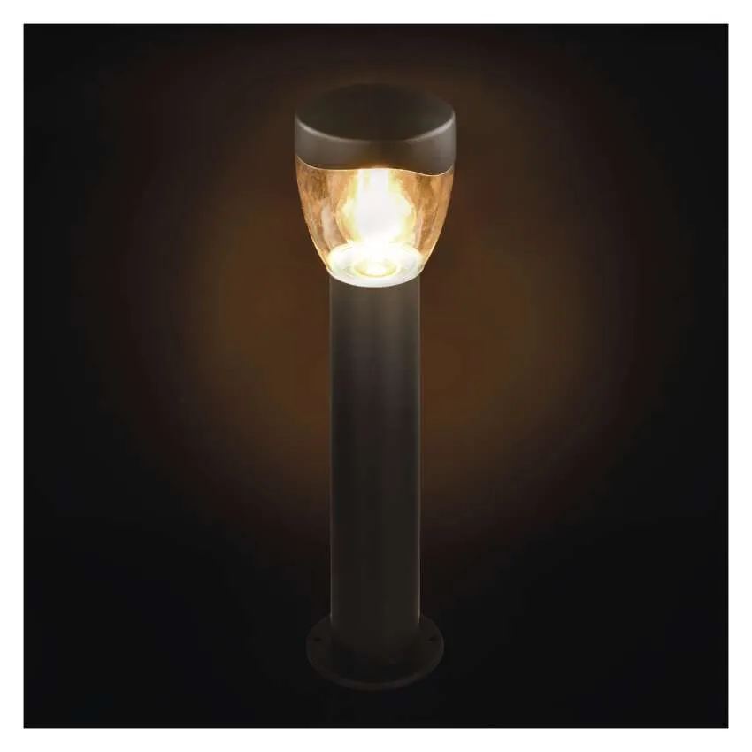 Záhradné stĺpikové svietidlo ARTEO, 50cm, antracit, E27, IP44