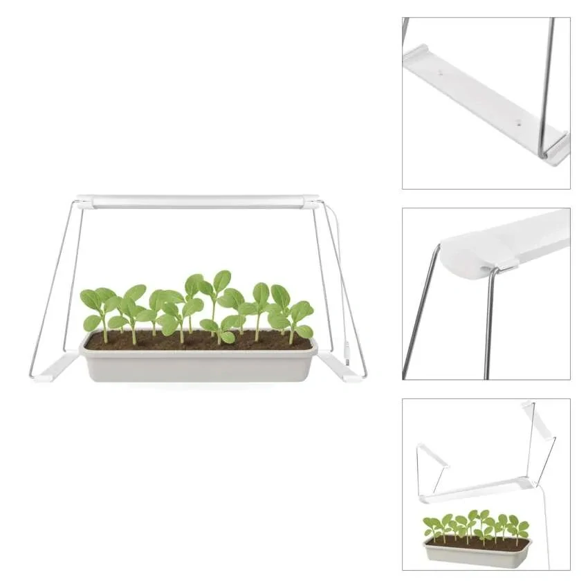 LED GROW pestovateľská lampa na sadenice 15 W, časovač, biela