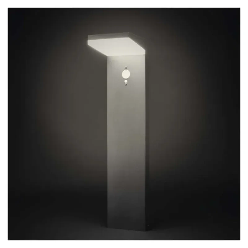 LED solárne stĺpikové svietidlo VEREA 4,4 W 3000 K IP44 čierne