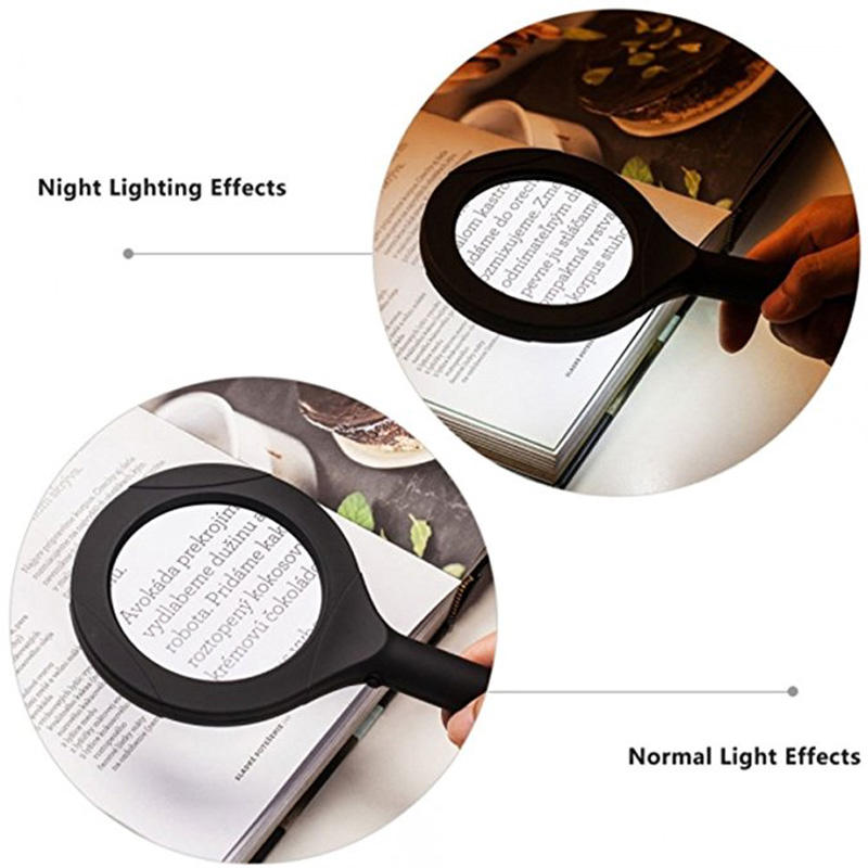 Lupa 5xZOOM s LED svetlom