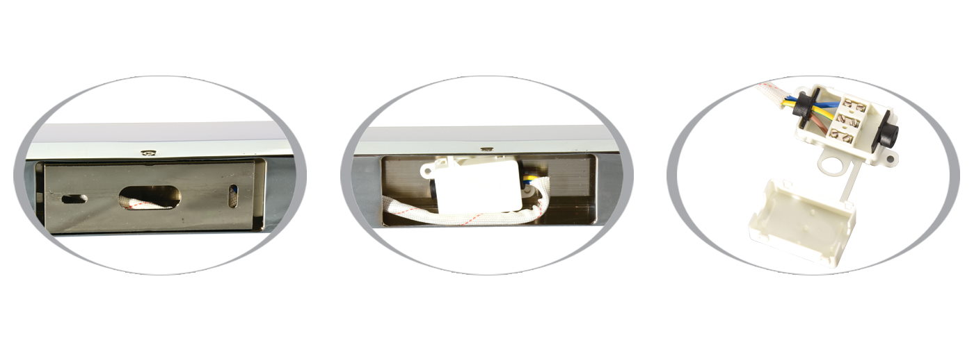 LED svietidlo ALBA 15W, 1200lm, 60cm, IP44, 4000K, biele