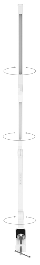 LED kancelárska lampa SPACE 19W, CCT biela