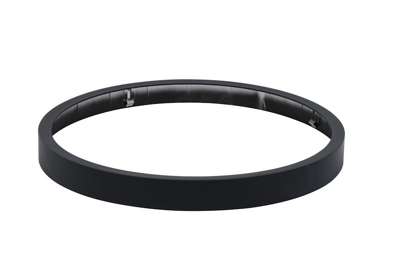 LED stropné svietidlo 12W, IP44 čierne
