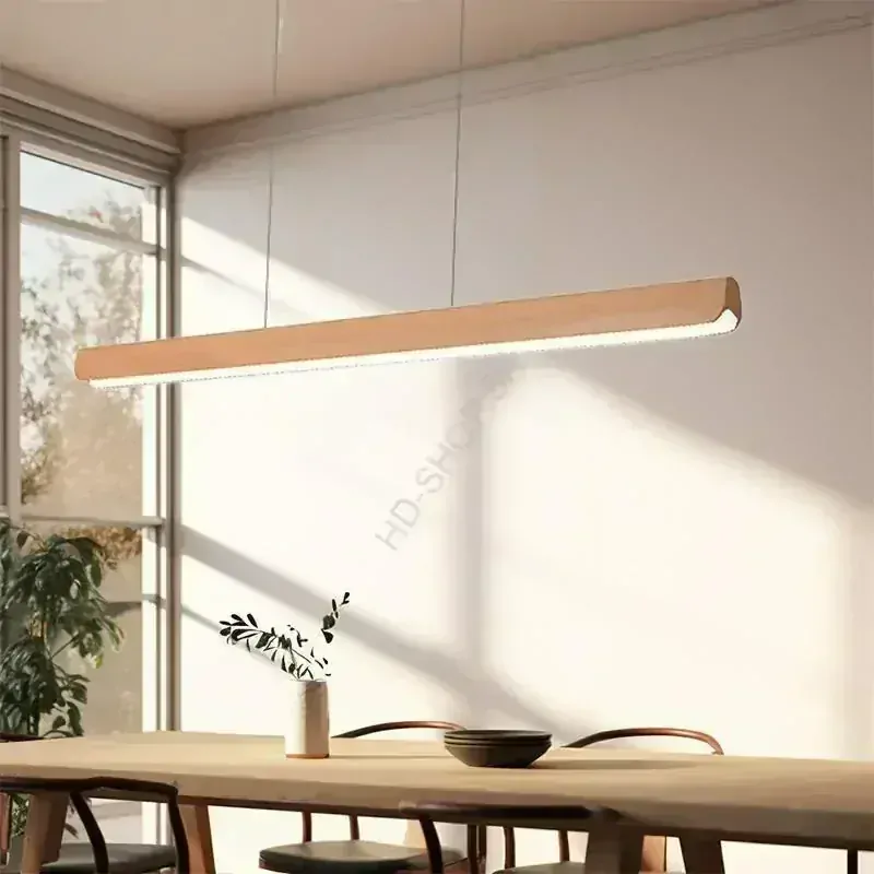 LED závesné svietidlo 22W 4000K masívne drevo