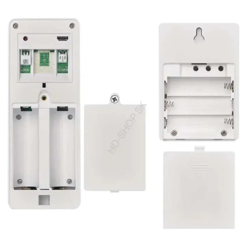 GoSmart Domový bezdrôtový batériový videozvonček IP-09D s Wi-Fi a solárnym panelom