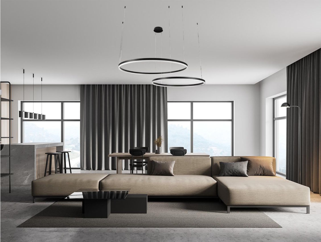 LED závesné svietidlo + diaľkový ovládač 100W
