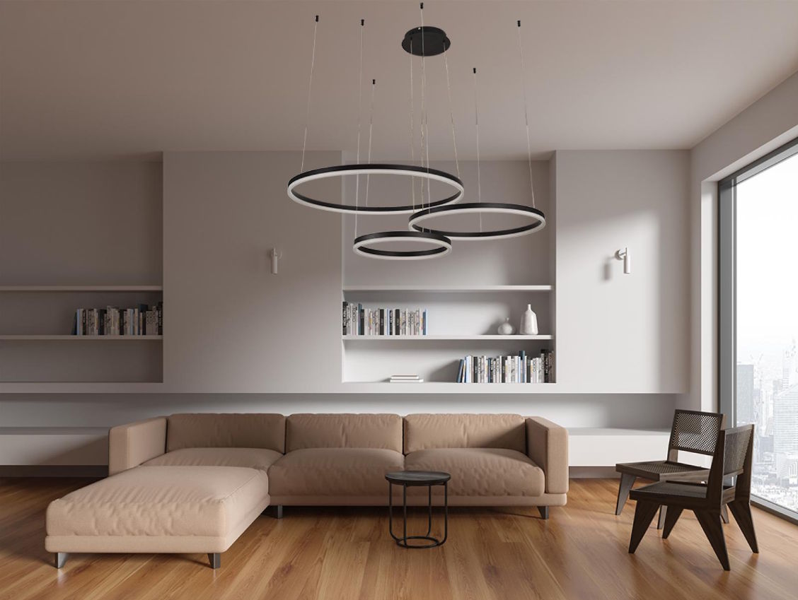 LED závesné svietidlo + diaľkový ovládač 125W