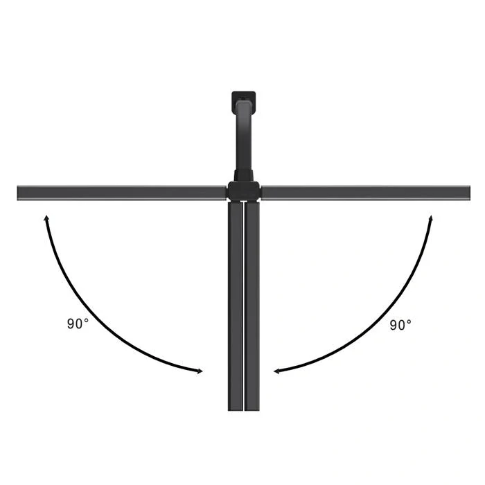 LED stmievateľná stolová lampa , nastaviteľná farba svetla, 1200lm, 20W, čierna