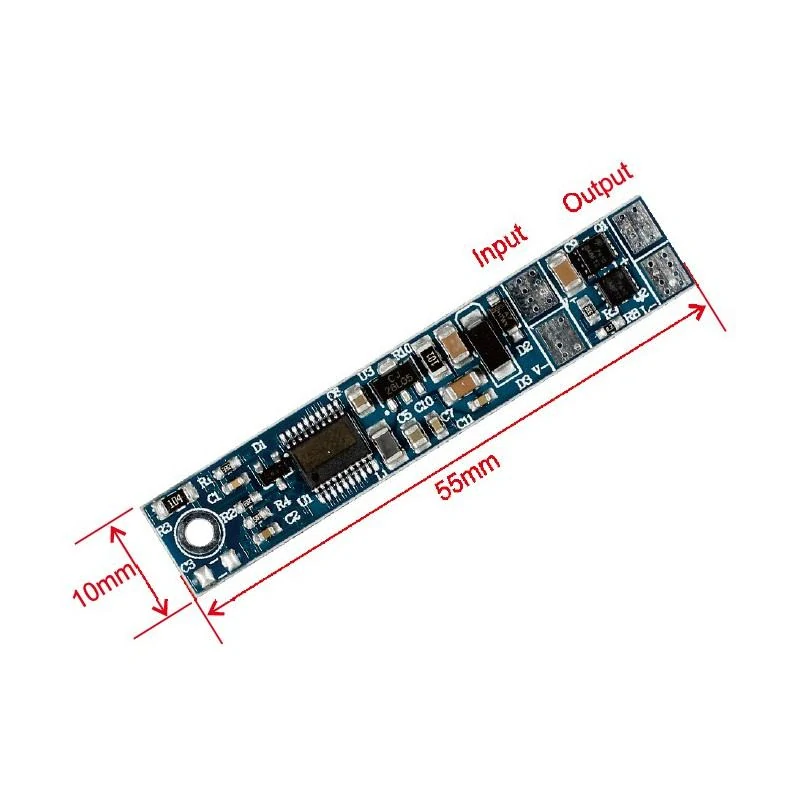 Vypínač dotykový lištový dim., 12V-36W, 24V-72W