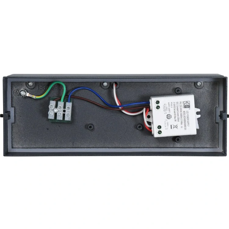 Vonkajšie nástenné LED svietidlo ALDA - antracitové, 9W