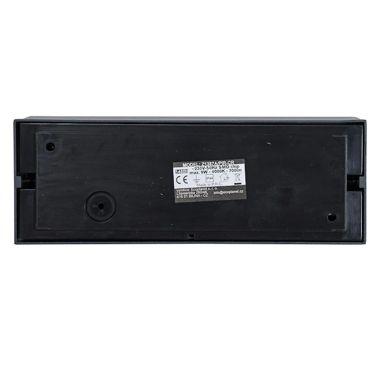 Vonkajšie nástenné senzorové LED svietidlo ALDA - antracitové, 9W