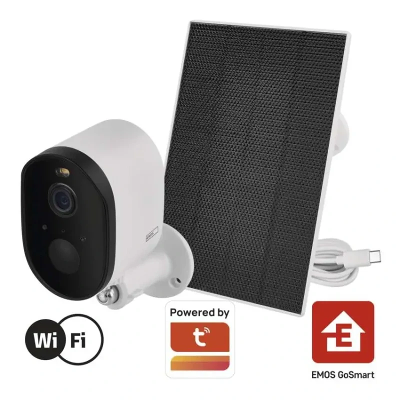 GoSmart Vonkajšia batériová kamera IP-1150 SNAP s WiFi a solárnym panelom