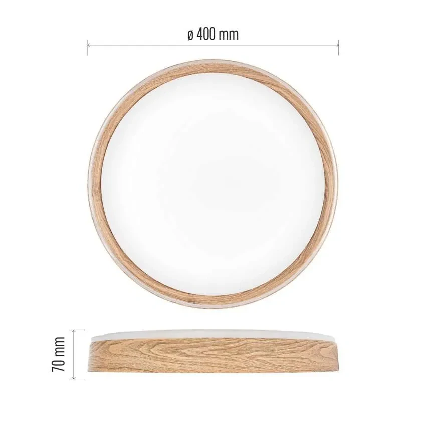 LED nástenné svietidlo ILVI, kruhové 45 W, stmievanie + CCT