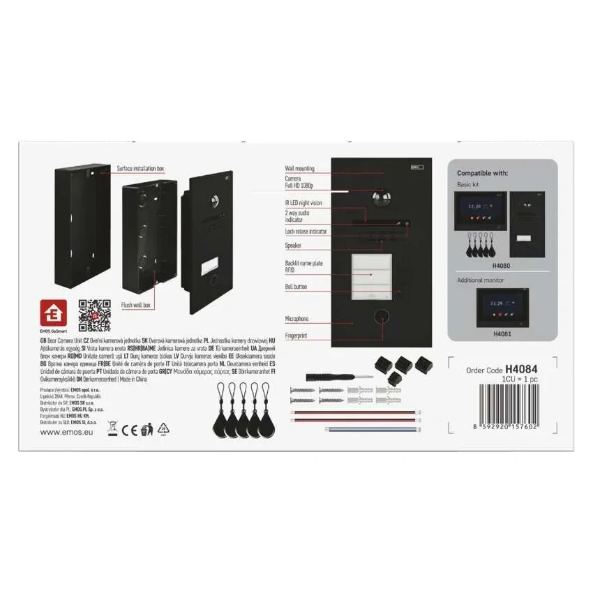 Kamerová jednotka GoSmart pre monitor IP880B 2WIRE a video vrátnik IP-880A 2WIRE, 3 tlačidlá