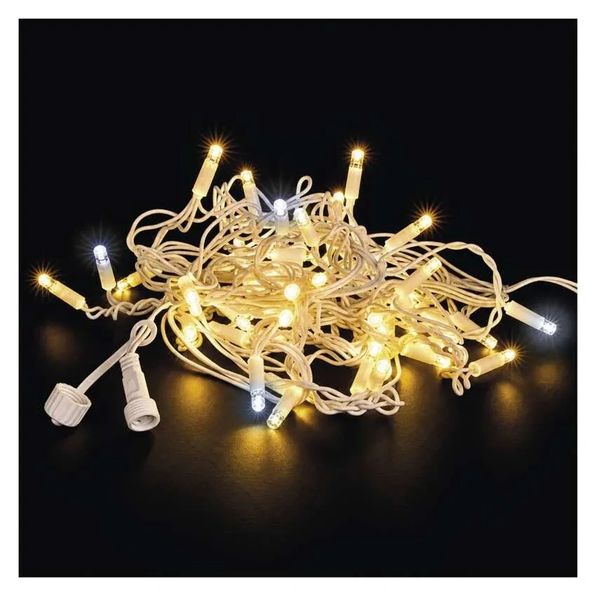 Premium LED spojovacia reťaz blikajúca biela – cencúle, 3 m, vonkajšia,teplá/studená biela