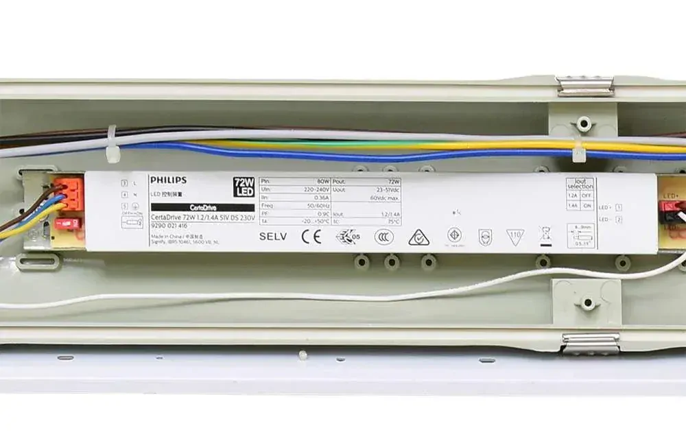 LED prachotes 52W,7000lm,IP65,4100K