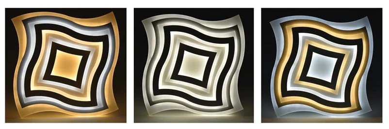 LED ARTE 3D stmievateľné stropné svietidlo s DO
