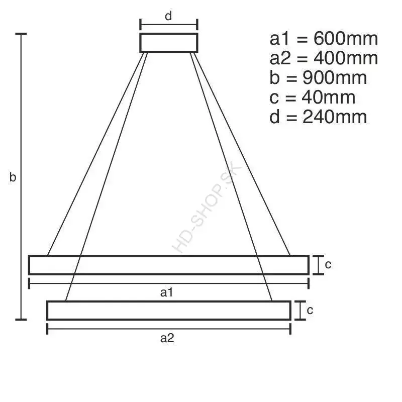 LED svietidlo + diaľkový ovládač 70W